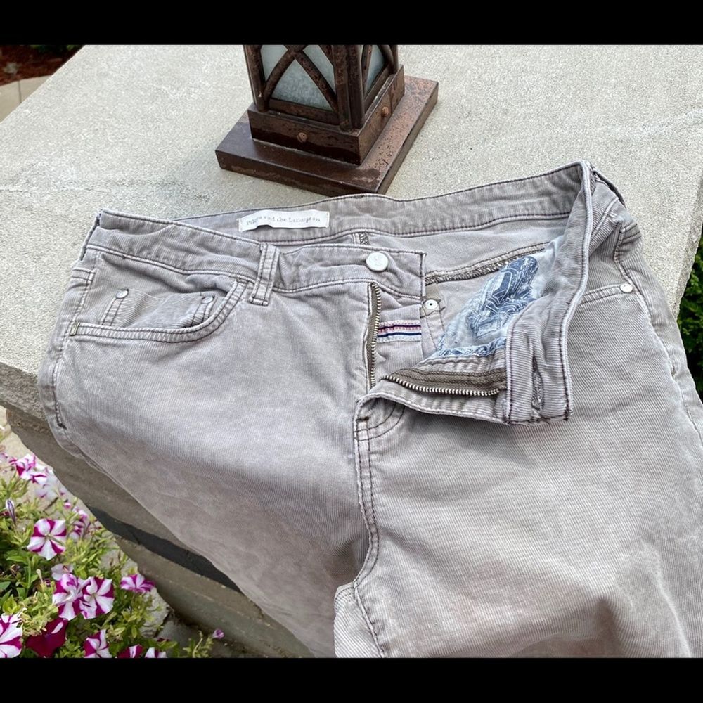 Pilcro and the Letterpress • Greige Cordoroy Pants 30 - Picture 2 of 16